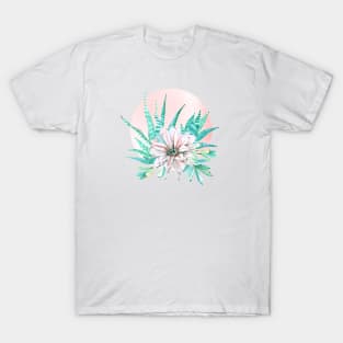 Rose Gold Succulent Sunshine T-Shirt